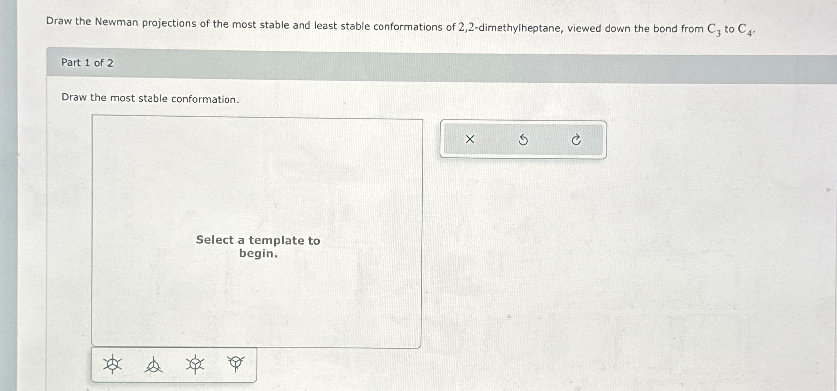 Solved Draw the Newman projections of the most stable and | Chegg.com