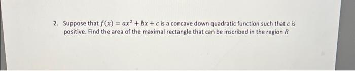 Solved Throughout this exercise, we define region R to be | Chegg.com