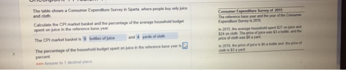 Solved The Table Shows A Consumer Expenditure Survey In | Chegg.com