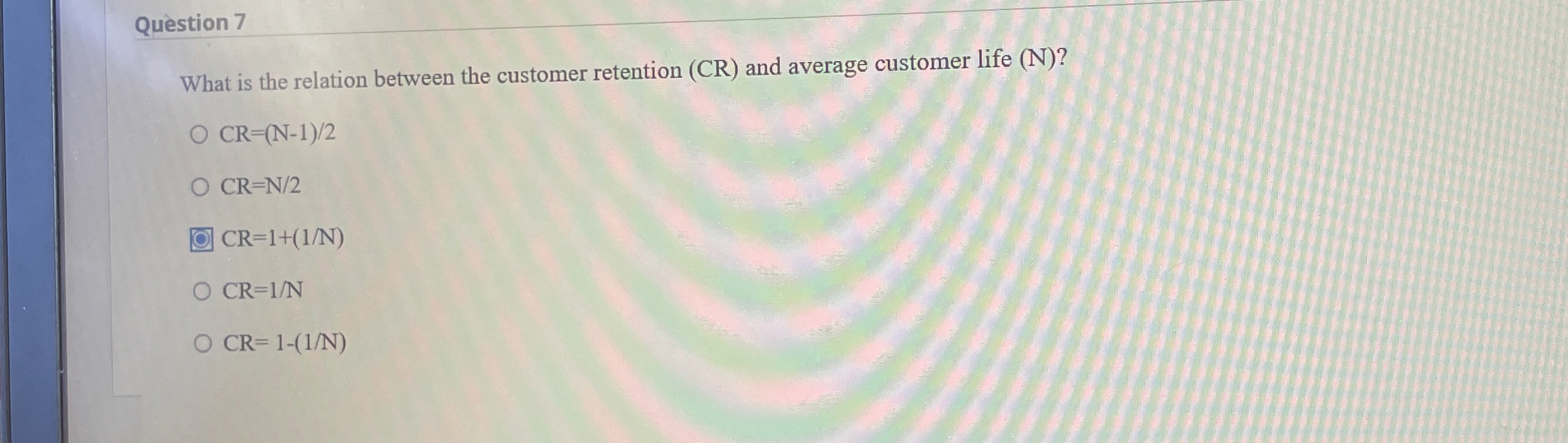 Solved Question 7What is the relation between the customer | Chegg.com