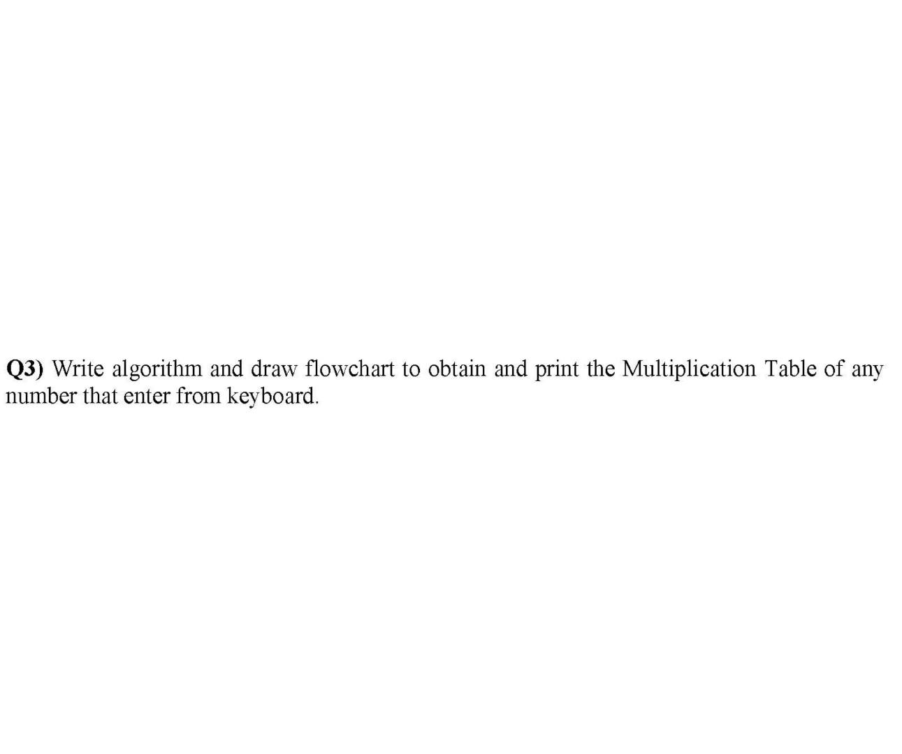 Solved (3) Write algorithm and draw flowchart to obtain and | Chegg.com