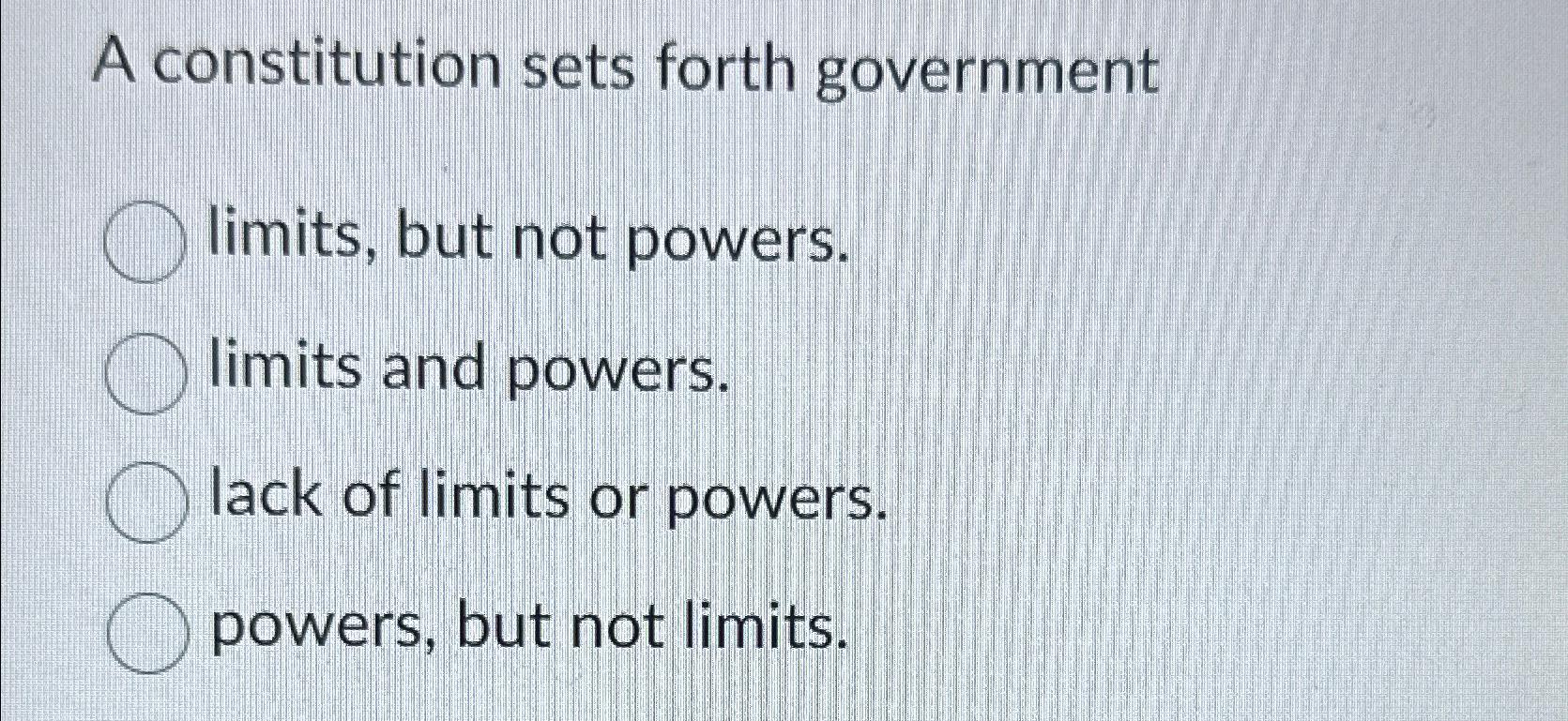 12 name three limits on the powers of the states