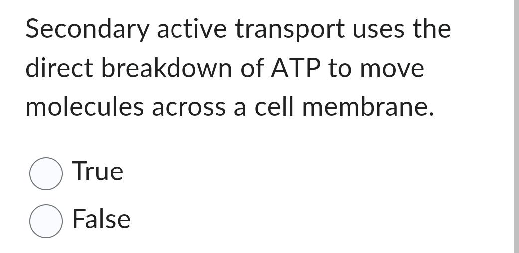 Solved Secondary Active Transport Uses The Direct Breakdown Chegg solved-secondary-active-transport-uses-the-direct-breakdown-chegg