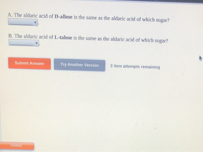 Solved Name The Following Aldoses. (Include In The Names The | Chegg.com