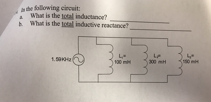Solved In the following circuit: a. What is the total | Chegg.com