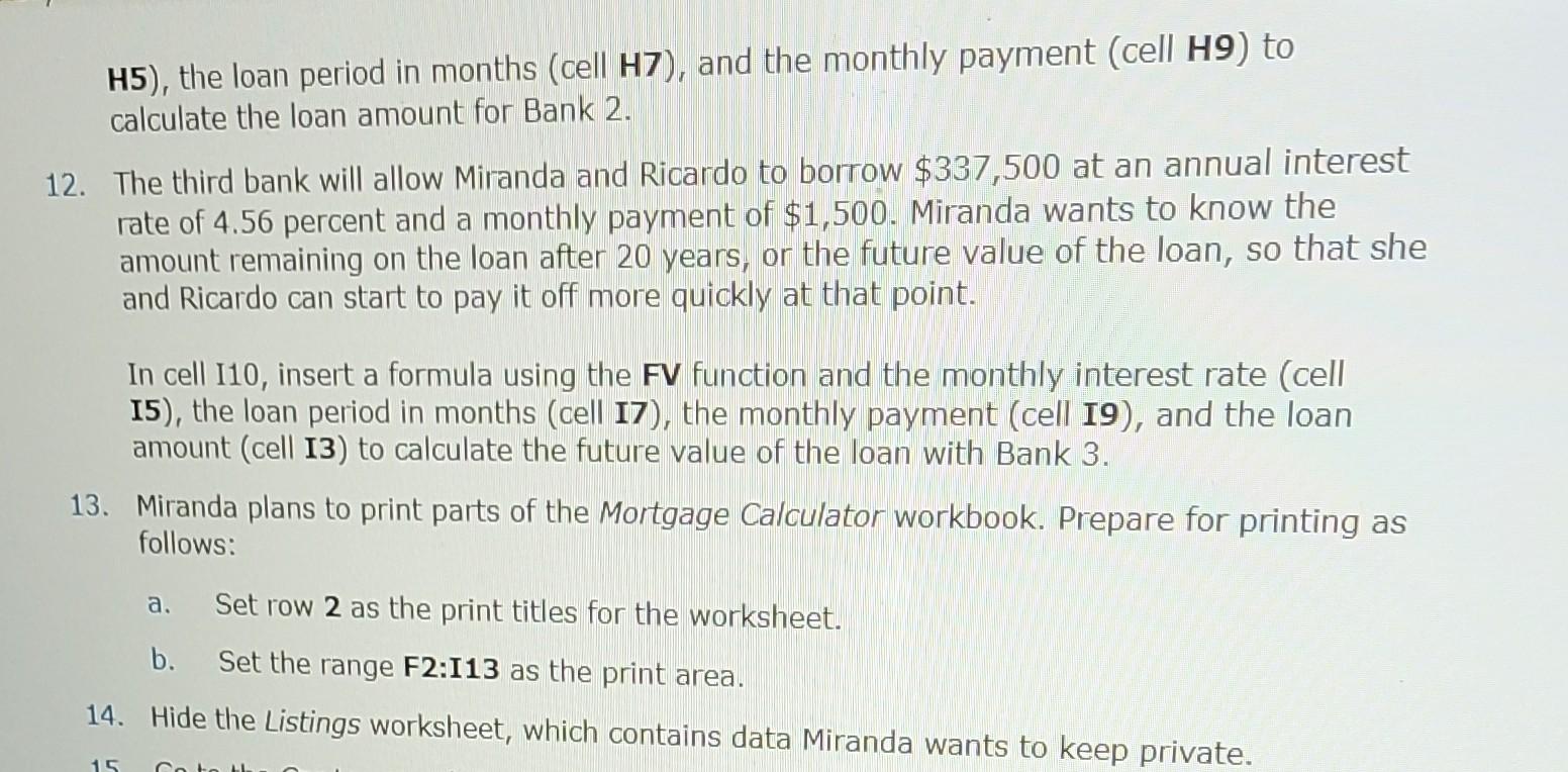 need help with excel homework