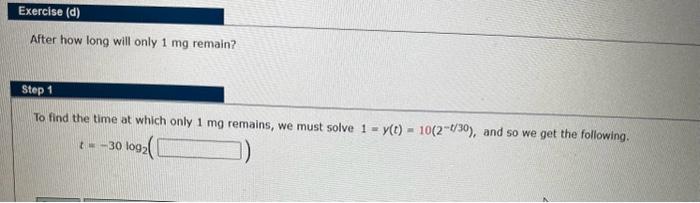 Solved The half-life of cesium-137 is 30 years. Suppose we | Chegg.com