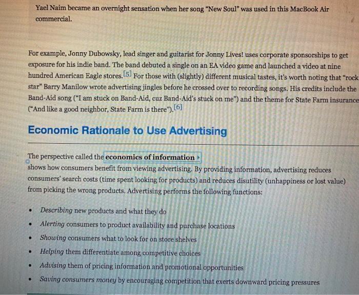 Solved Describe The Economic Rationale For Creating Chegg