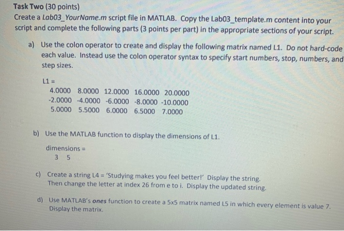 Solved This is Matlab.I have already posted "a"to "d" | Chegg.com