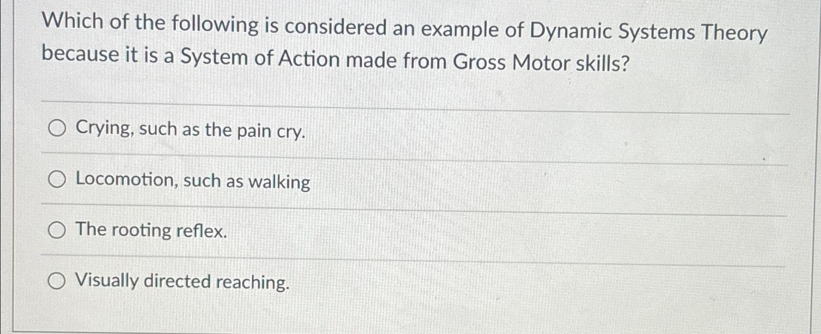 Solved Which of the following is considered an example of | Chegg.com