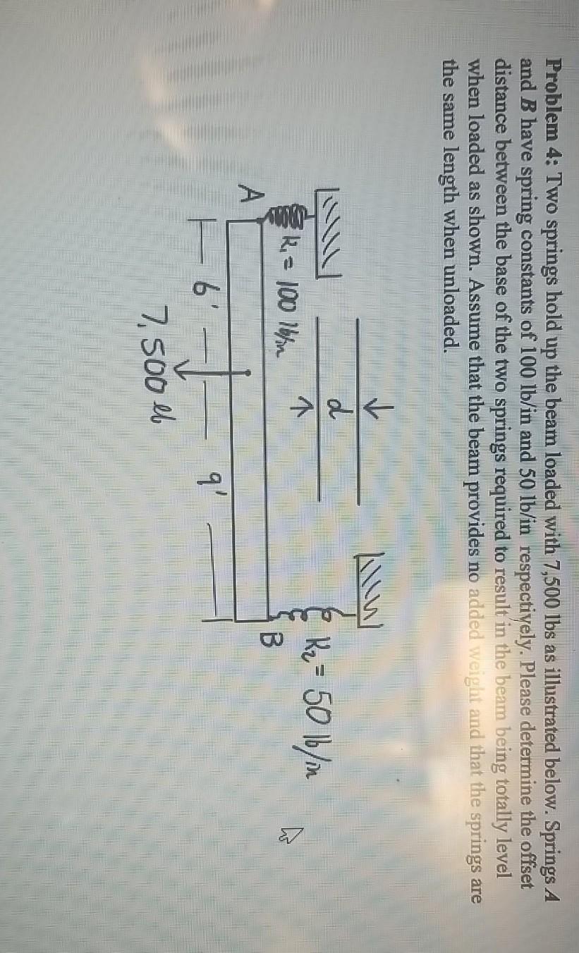 Solved determine the offset distance between the base of the | Chegg.com