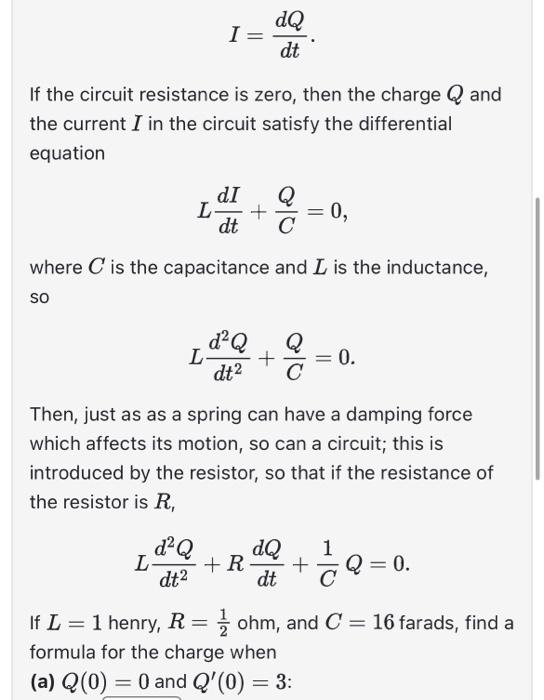 Solved This problem concerns the electric circuit shown in | Chegg.com