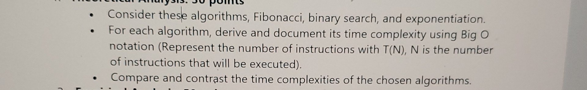 Solved Consider these algorithms, Fibonacci, binary search, | Chegg.com