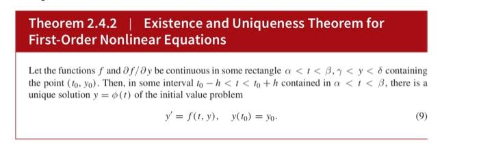 Solved In each of Problems 5 through 8 , state where in the | Chegg.com