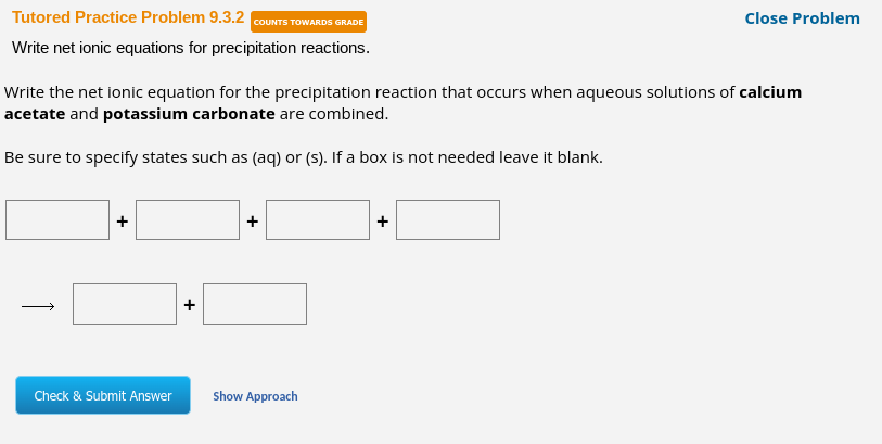 Solved Write net ionic equations for precipitation | Chegg.com