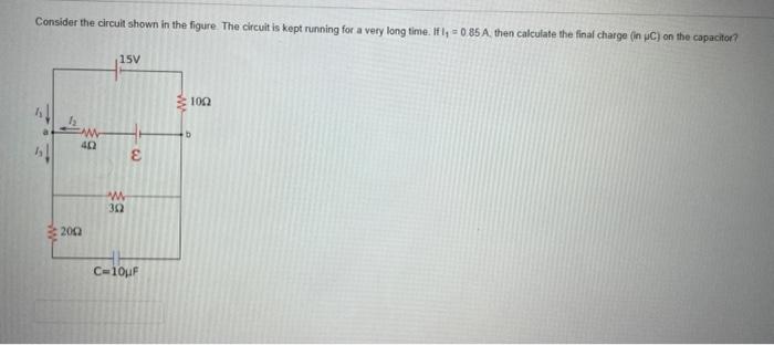 Solved Consider the circult shown in the figure The circuit | Chegg.com