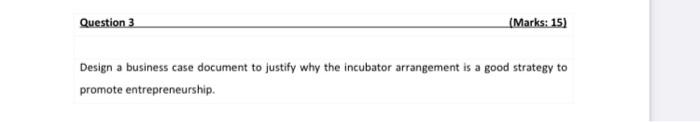 Solved Design a business case document to justify why the | Chegg.com