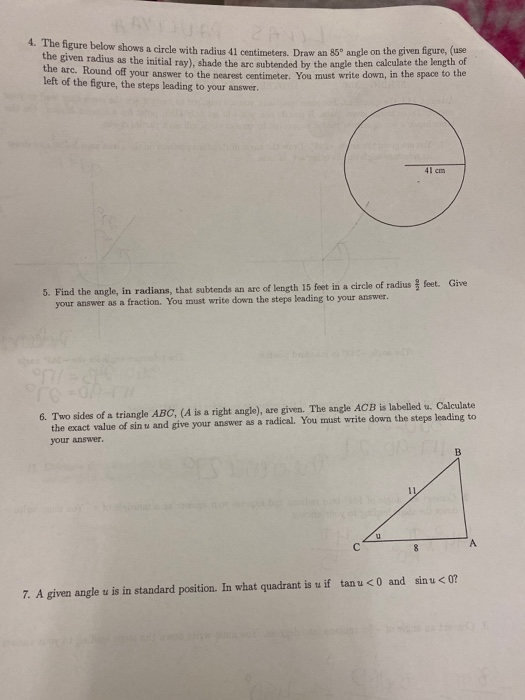 Solved The Figure Below Shows A Circle With And On The Given Chegg Solved The Figure Below Shows A Circle With And On The Given Chegg