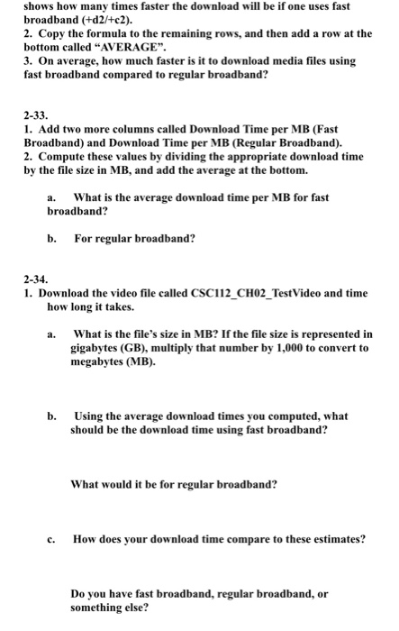 Solved 2. This file shows the approximate file sizes for | Chegg.com