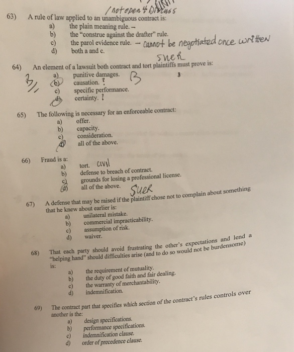 Solved 63) not open 4 Disruss A rule of law applied to an