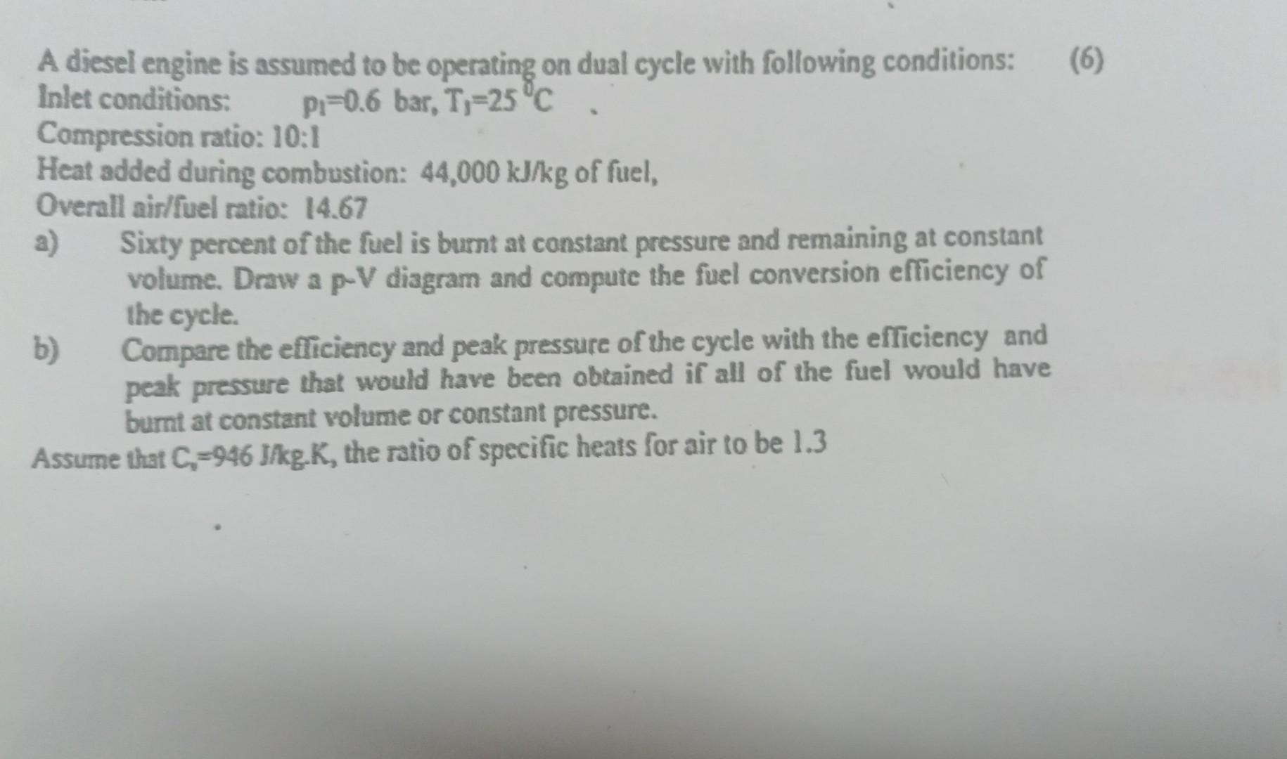 Solved 21- The following is an C.I engine a) diesel engine