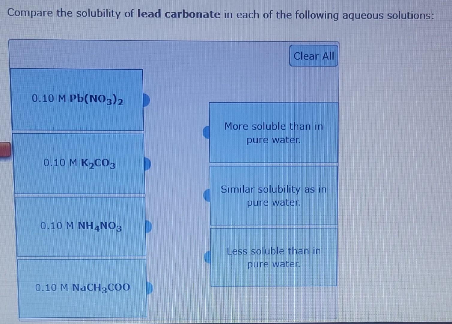 Lead Carbonate Solubility In Organic Solvents at Gina Miller blog