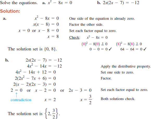 Solved For Exercise Solve By Applying The Zero Product Proper Chegg Com