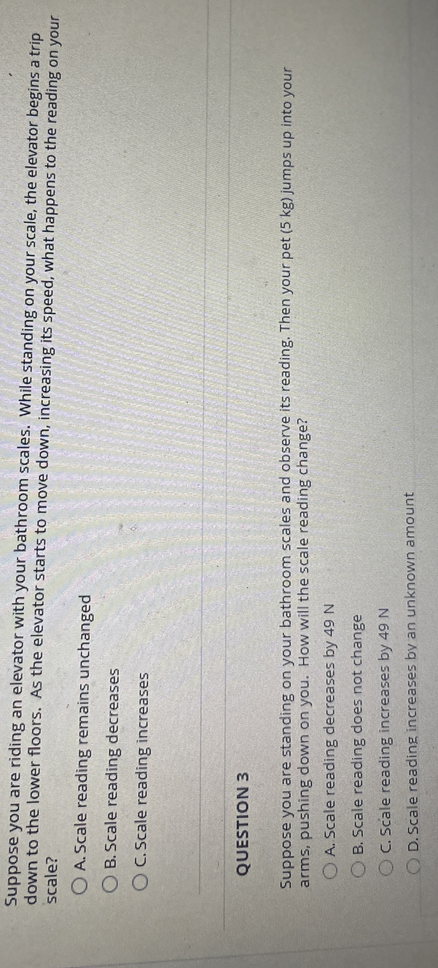 Solved Suppose you are riding an elevator with your bathroom