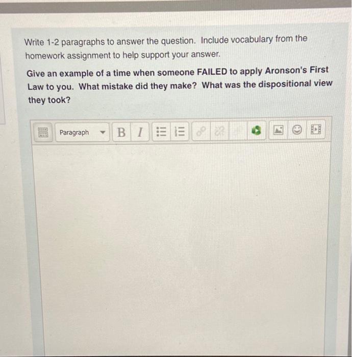 Solved Write 1-2 paragraphs to answer the question. Include | Chegg.com