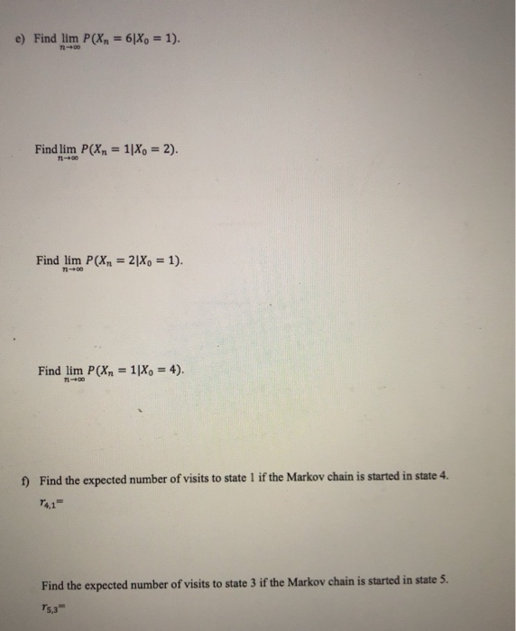 Solved 2. (35 points) Consider a Markov chain with state | Chegg.com