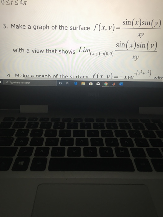 Solved Ust_4r 3. Make a graph of the surface f (x, y) = | Chegg.com
