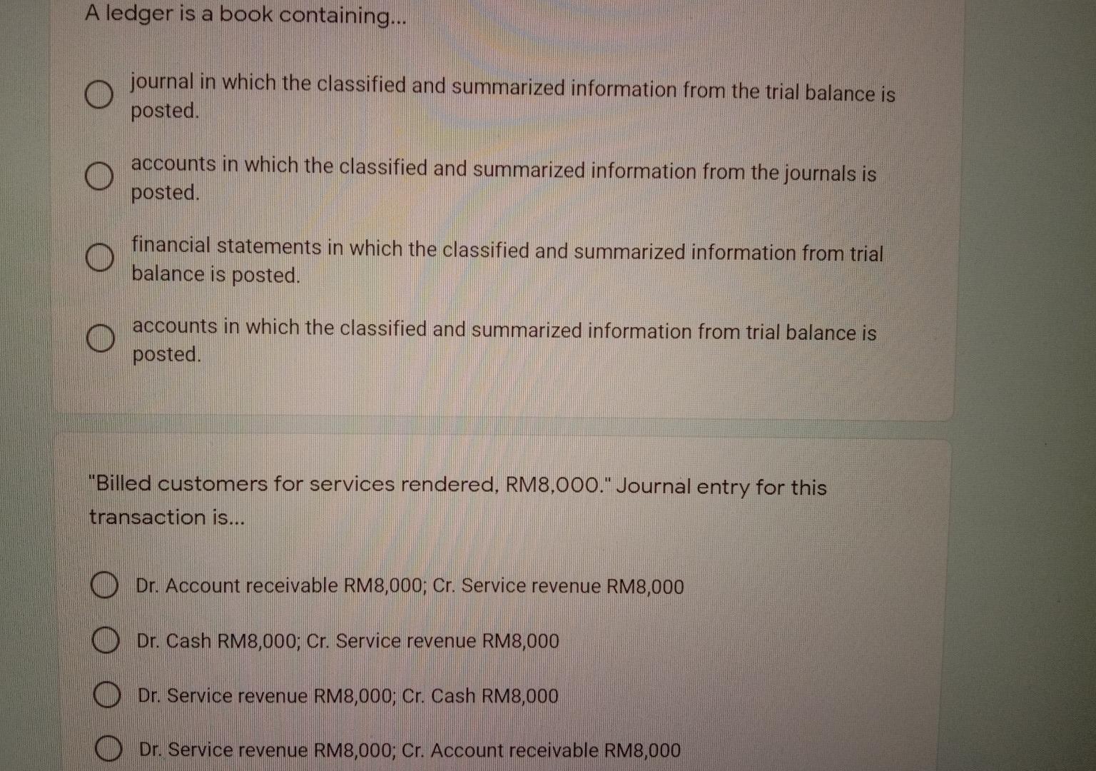 Solved "Received utility bill, to be paid next month,