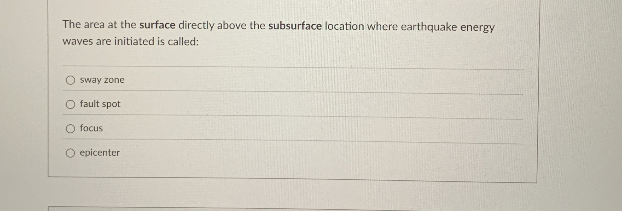 High Quality SOLUTION The area at the surface directly above the ...