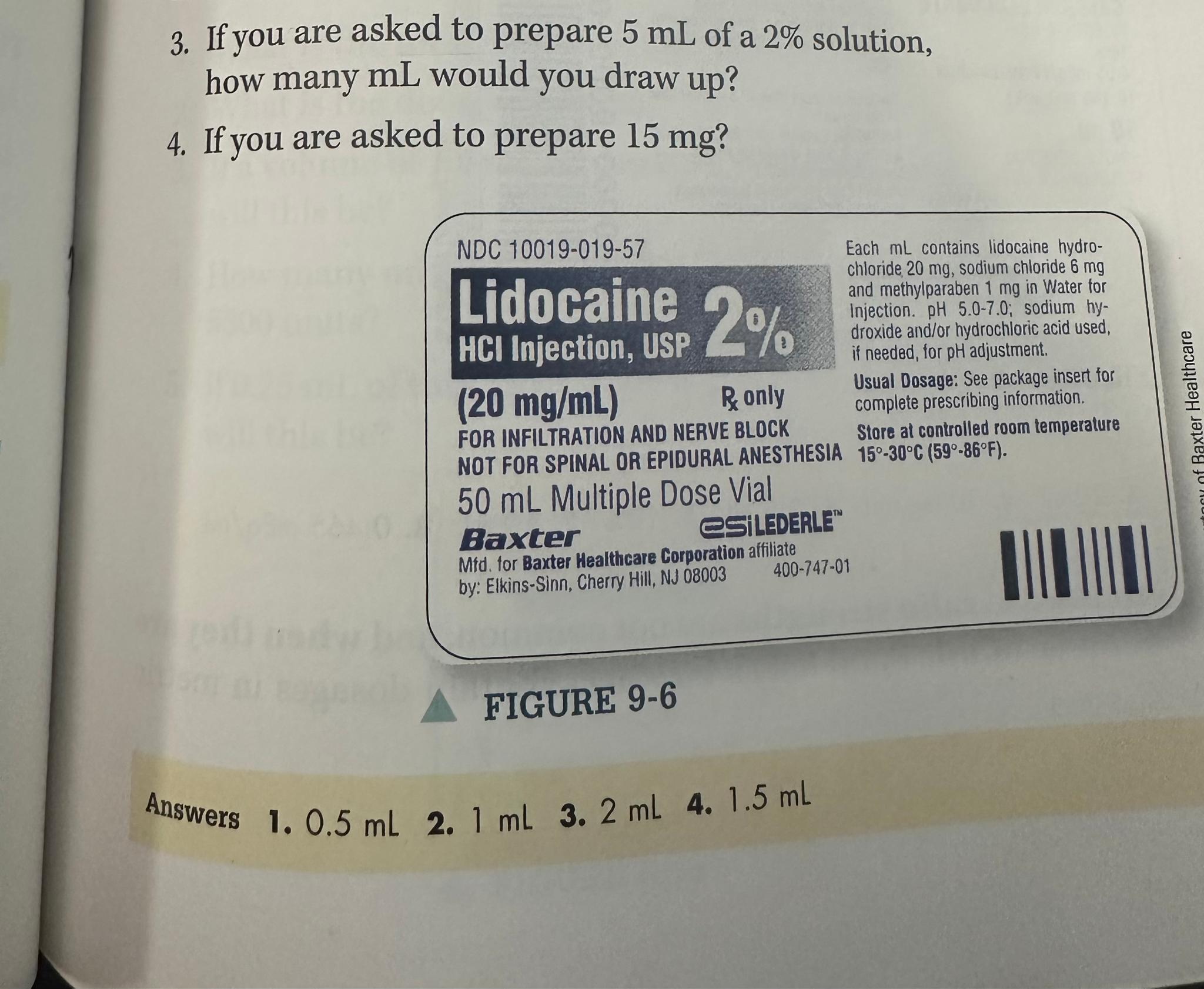 Solved If you are asked to prepare 5mL ﻿of a 2% ﻿solution, | Chegg.com
