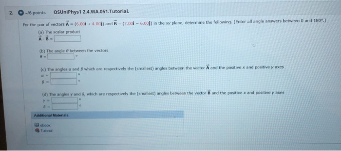 Solved Find The Cross Product A X C For The Following E Chegg Com