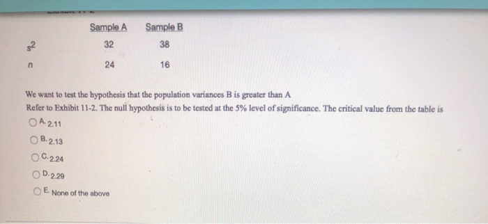 Solved Questions 35 through 37 refer to the following | Chegg.com