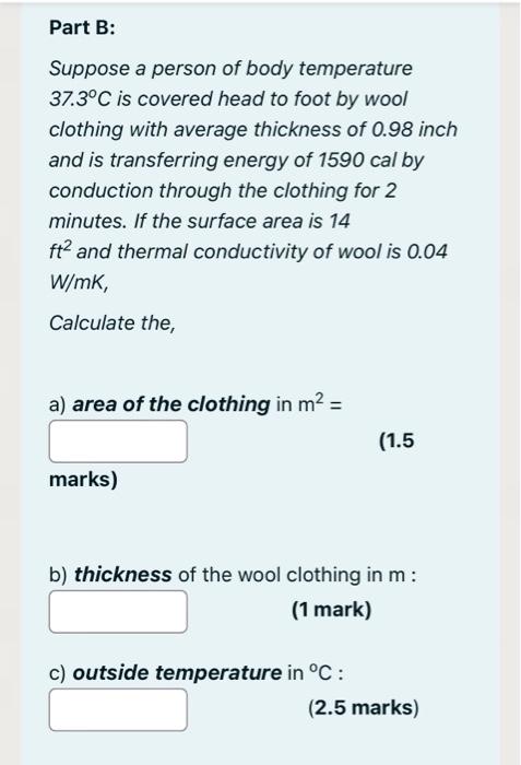 Solved Part B: Suppose A Person Of Body Temperature 37.3°C | Chegg.com