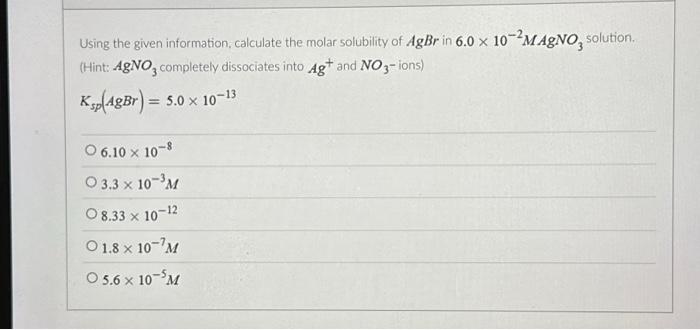 Solved Using the given information, calculate the molar | Chegg.com