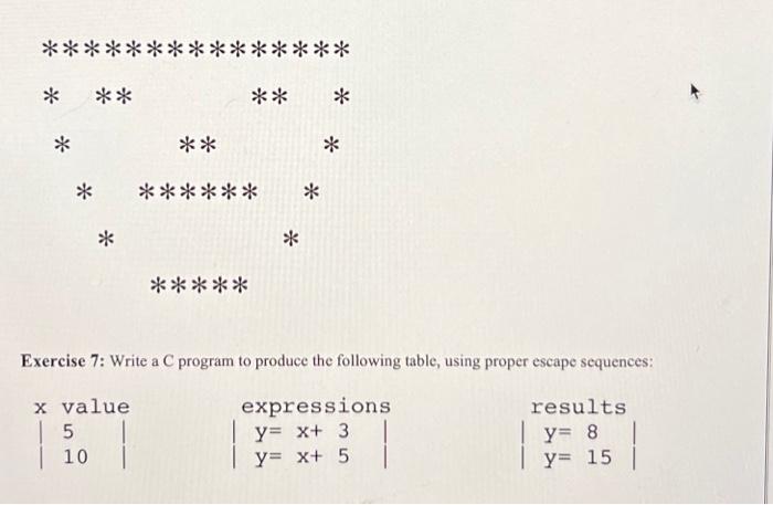 Solved *************** * ** * ** ** ****** ***** * Exercise | Chegg.com