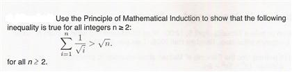 Solved Use The Principle Of Mathematical Induction To Show | Chegg.com