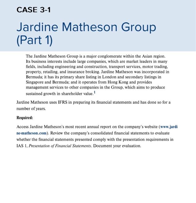 jardine matheson group case study