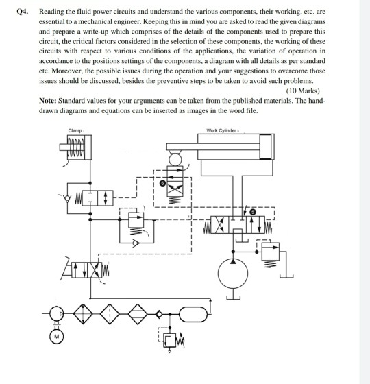 04. Reading the fluid power circuits and understand | Chegg.com