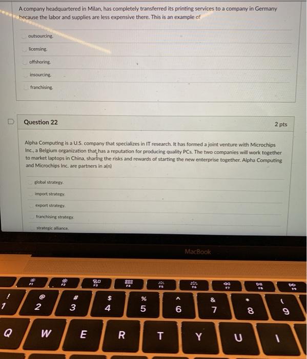 Solved A company headquartered in Milan, has completely