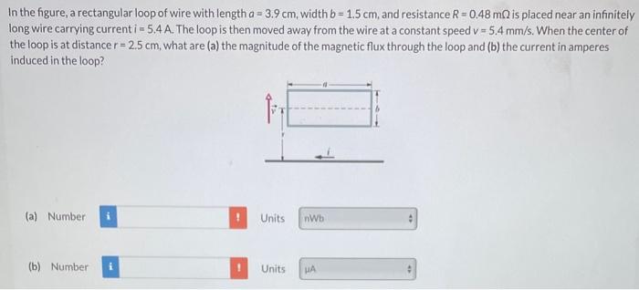 Solved In the figure, a rectangular loop of wire with length | Chegg.com
