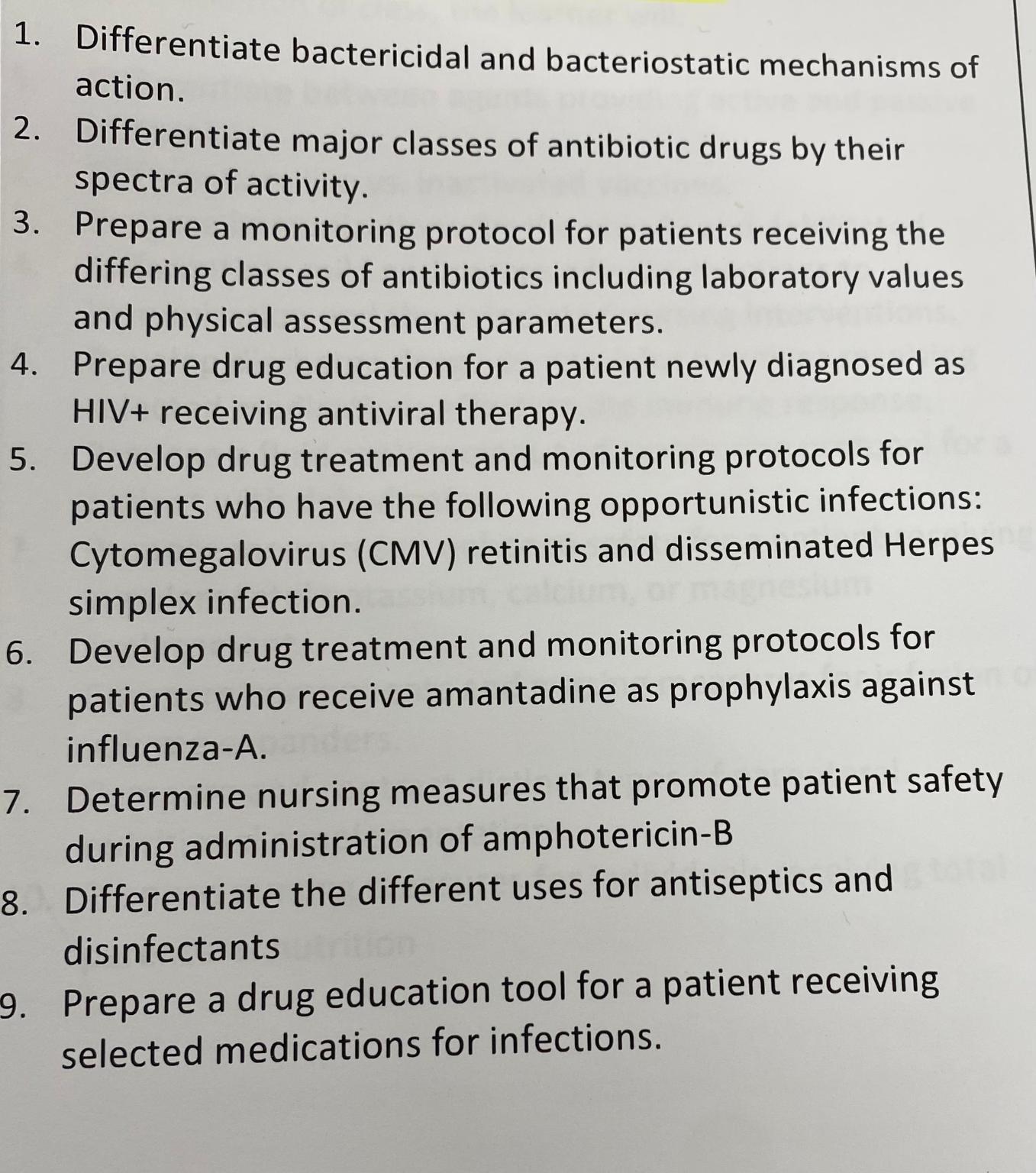 Solved Antimicrobial Agents 