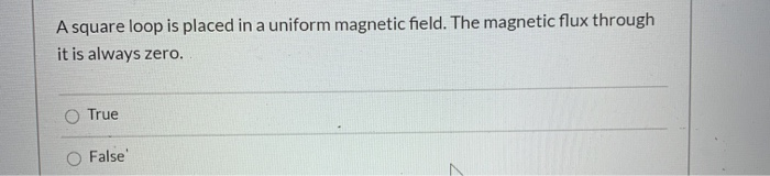 Solved A square loop is placed in a uniform magnetic field. | Chegg.com