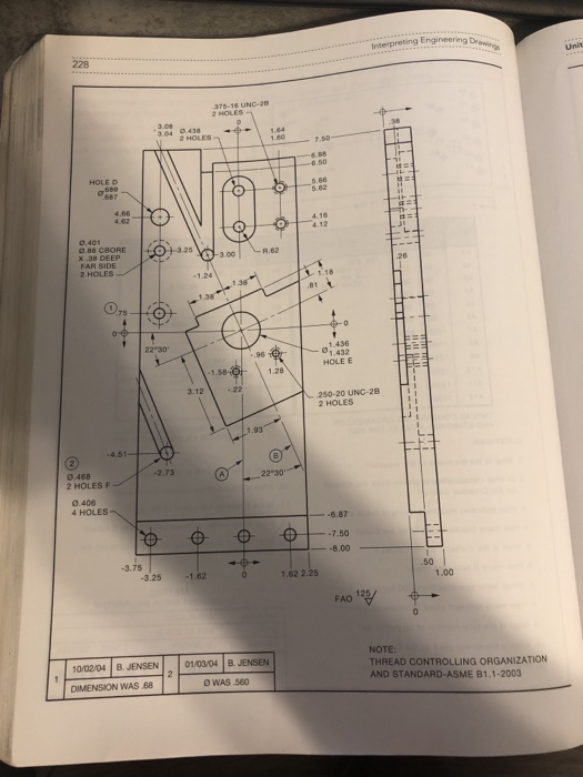 interpreting engineering drawings answer key