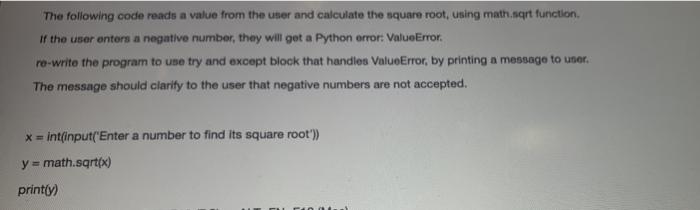 Solved The following code reads a value from the user and | Chegg.com
