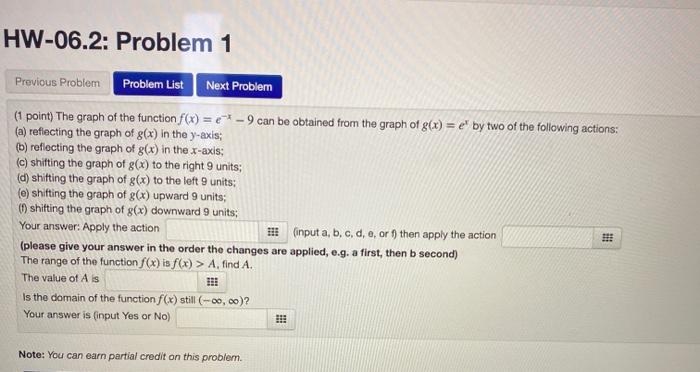 Solved HW-06.2: Problem 1 Previous Problem Problem List Next | Chegg.com