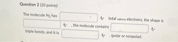 total number of electrons in n2 molecule